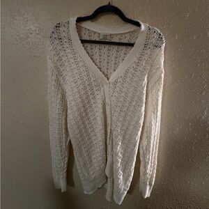 Aritzia Ivory Knit Cardigan